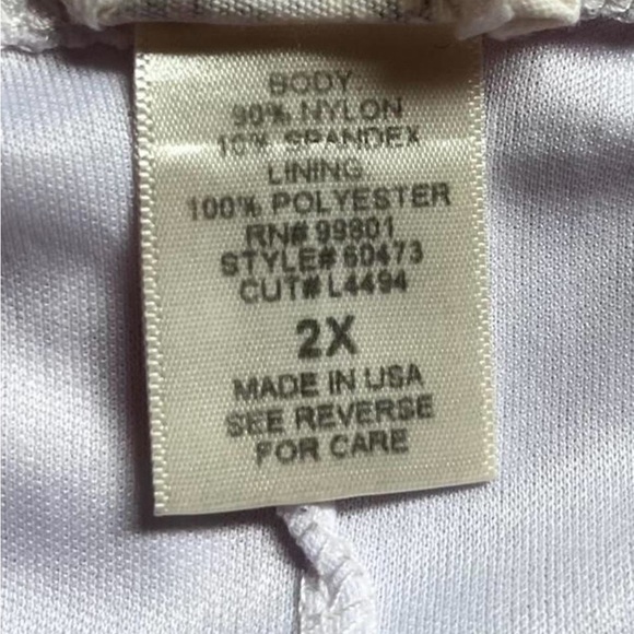 Brittany Black Floral Lace Sleeveless Top • Elegant Dressy Tank • Plus Size 2X - Picture 3 of 6